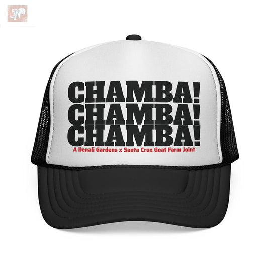 Santa Cruz Goatfarm x Denali Gardens Cannalumanati Chamba Foamy Trucker hat Printify