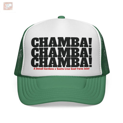 Santa Cruz Goatfarm x Denali Gardens Cannalumanati Chamba Foamy Trucker hat Printify