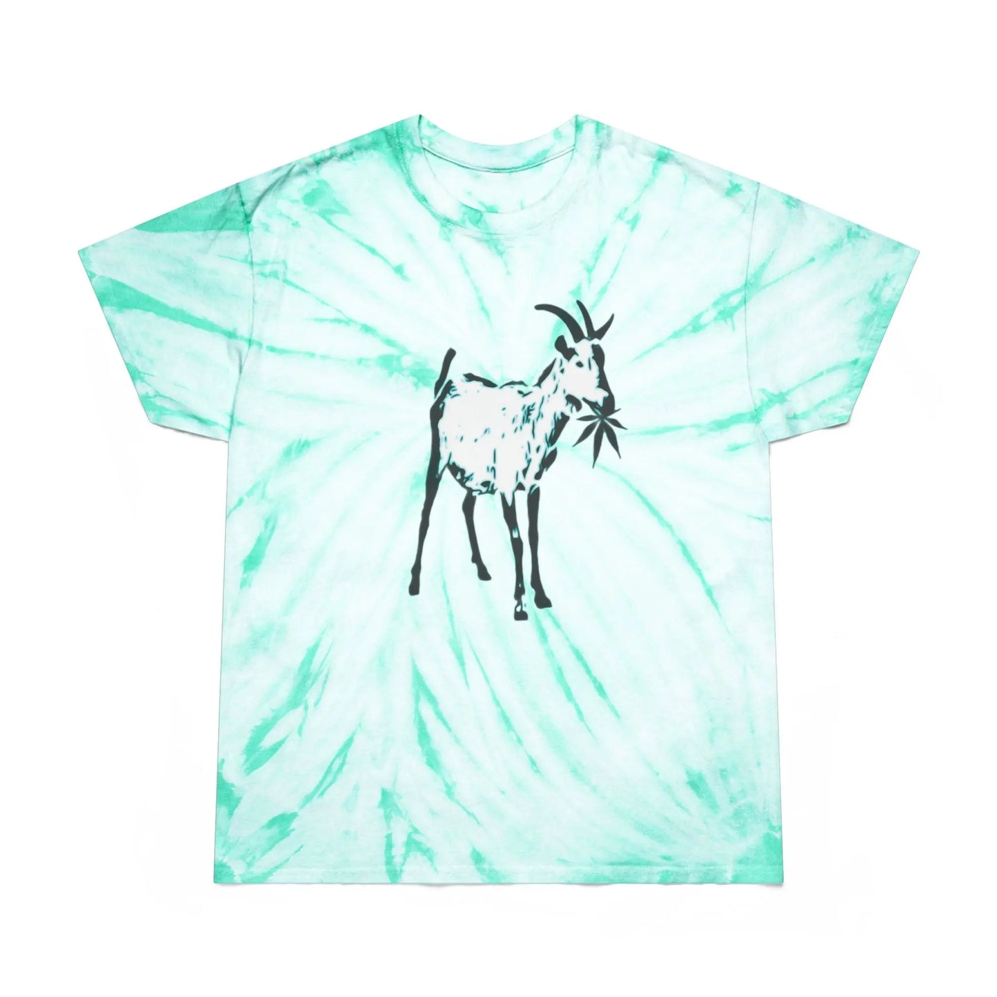 Vibrant Goat Farm Tie-Dye Tee, Colorful Spiral T-Shirt, Fun Summer Wear, Unique Gift for Animal Lovers, Festival Fashion, Eco-Friendly Tee - 9BARN