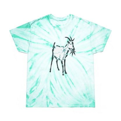Vibrant Goat Farm Tie-Dye Tee, Colorful Spiral T-Shirt, Fun Summer Wear, Unique Gift for Animal Lovers, Festival Fashion, Eco-Friendly Tee - 9BARN