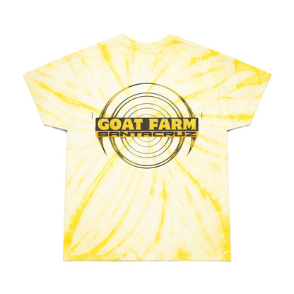 Vibrant Goat Farm Tie-Dye Tee, Colorful Spiral T-Shirt, Fun Summer Wear, Unique Gift for Animal Lovers, Festival Fashion, Eco-Friendly Tee - 9BARN