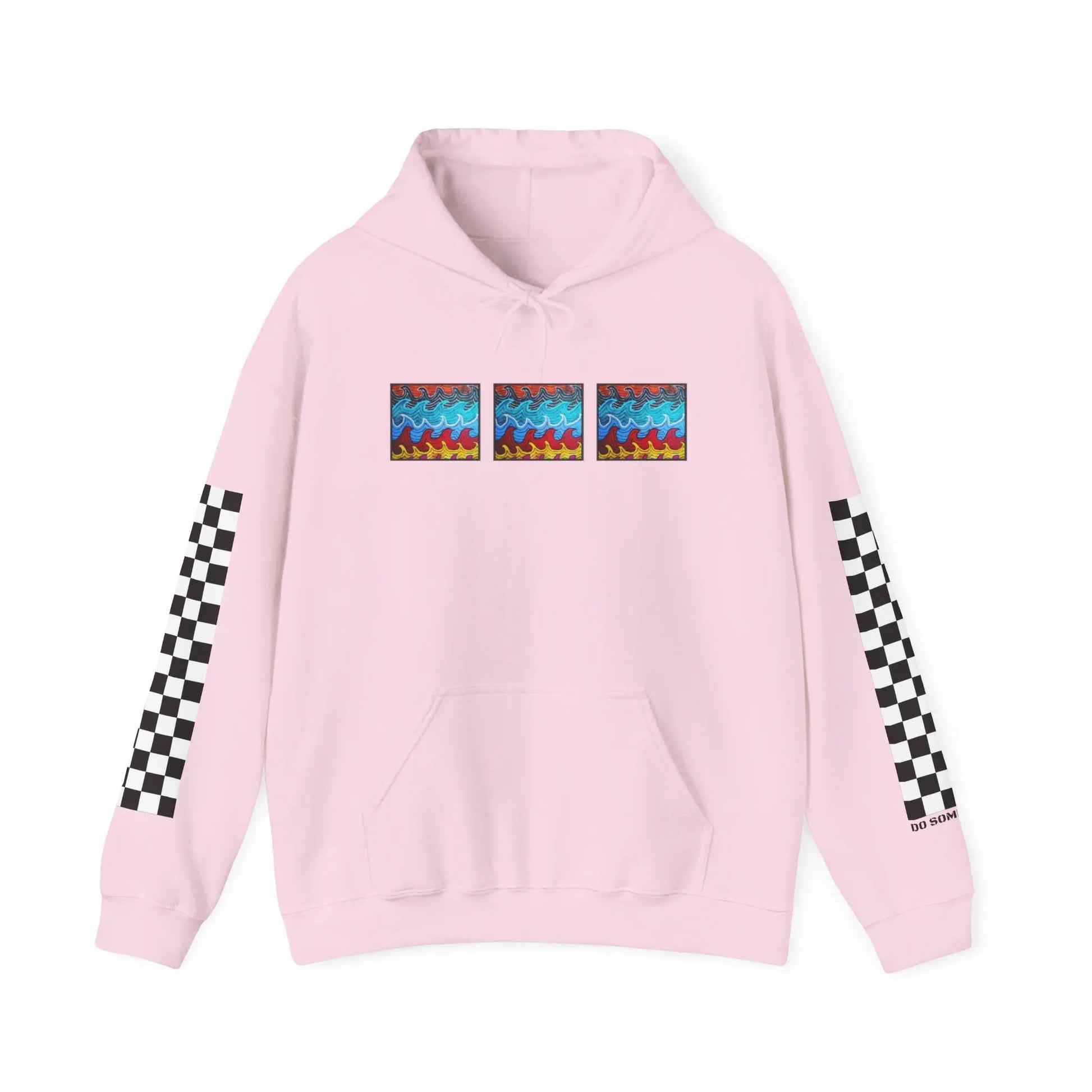 Waves Hoodie - 9BARN  Light-Pink-3XL