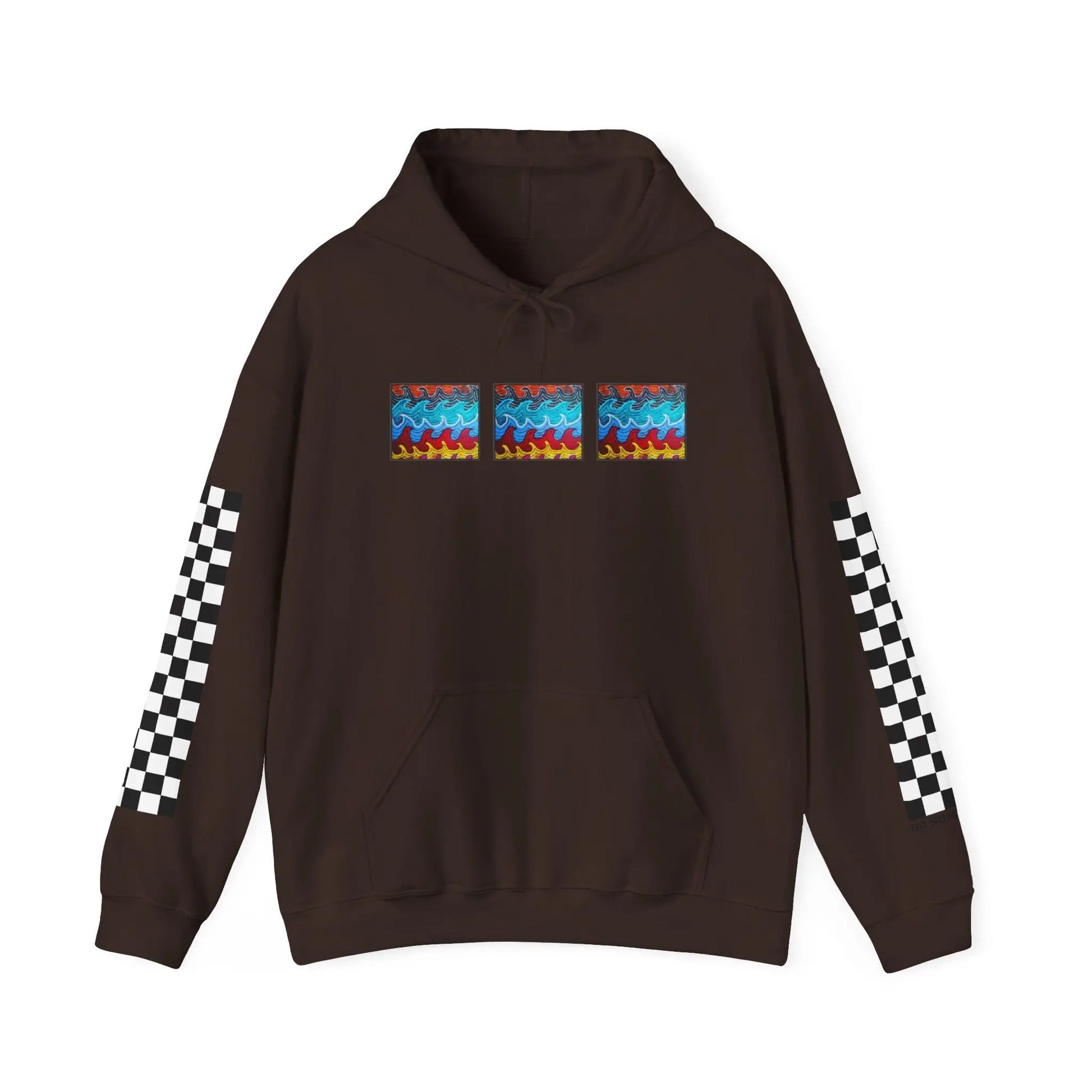 Waves Hoodie - 9BARN  Dark-Chocolate-4XL