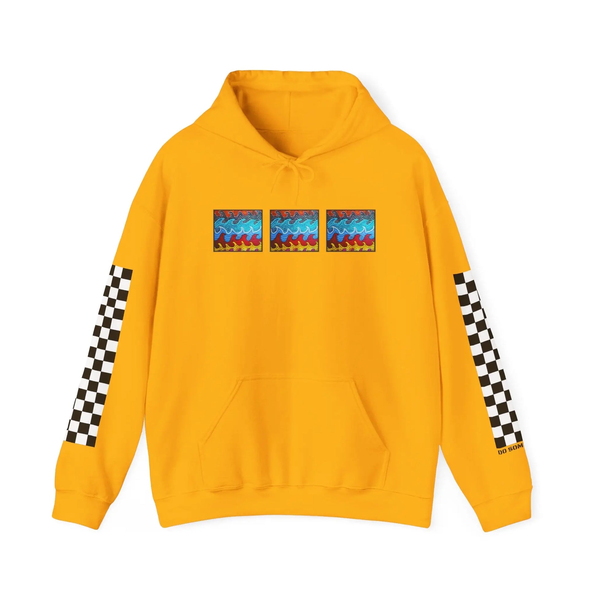 Waves Hoodie - 9BARN  Gold-5XL