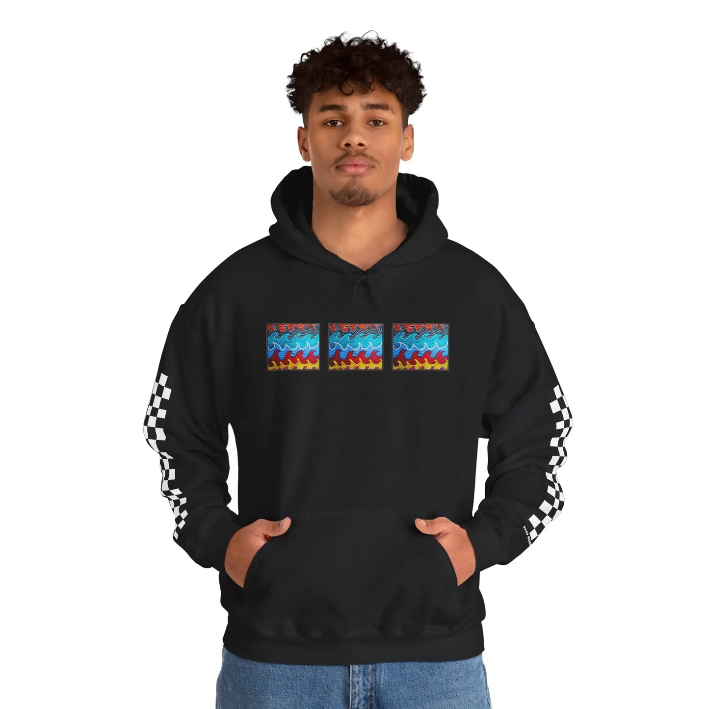 Waves Hoodie Printify