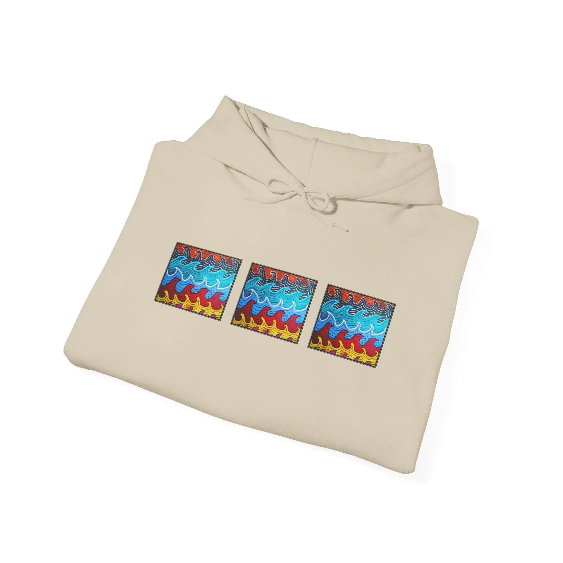 Waves Hoodie Printify