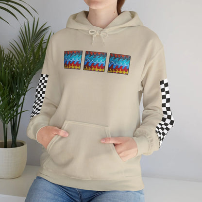 Waves Hoodie Printify