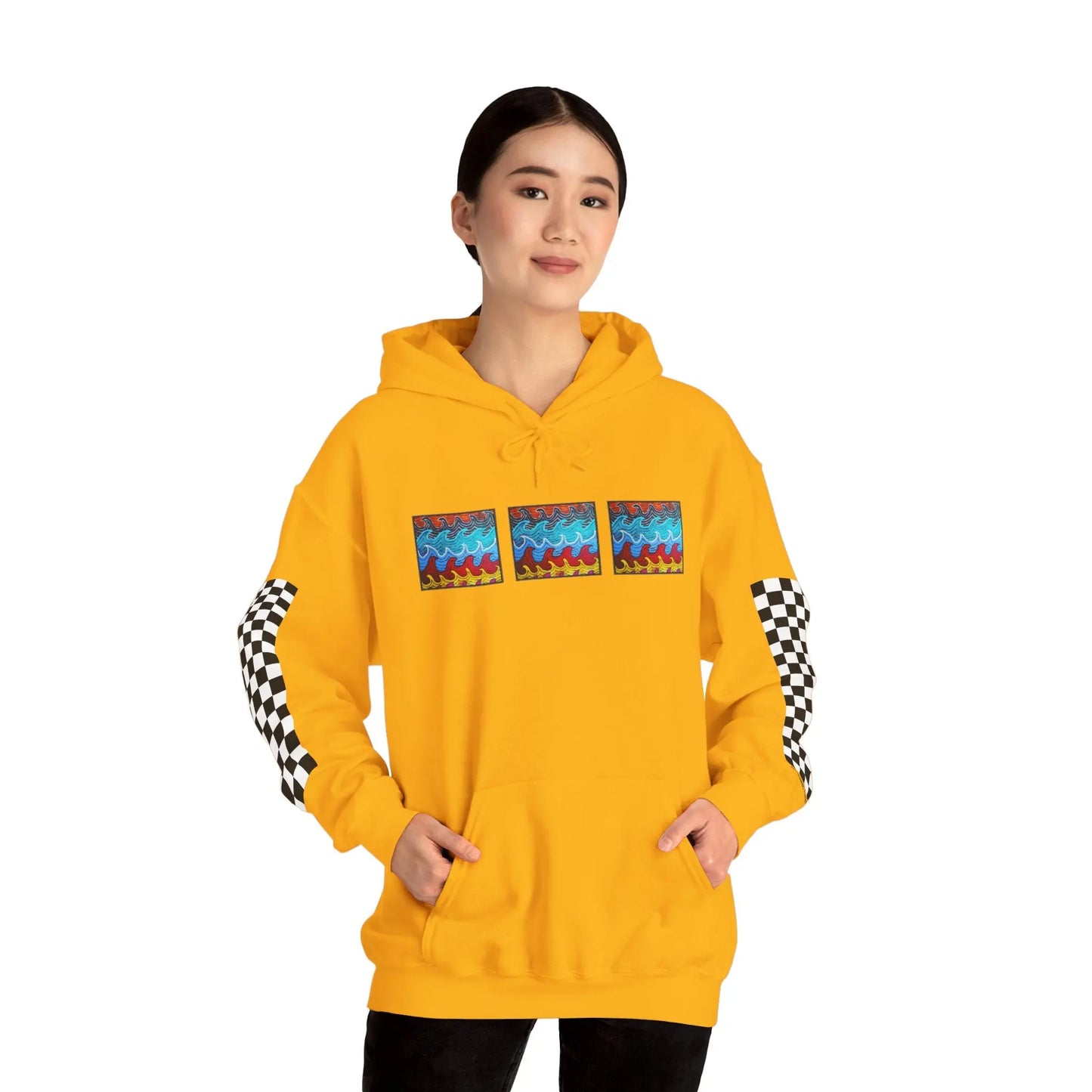 Waves Hoodie Printify