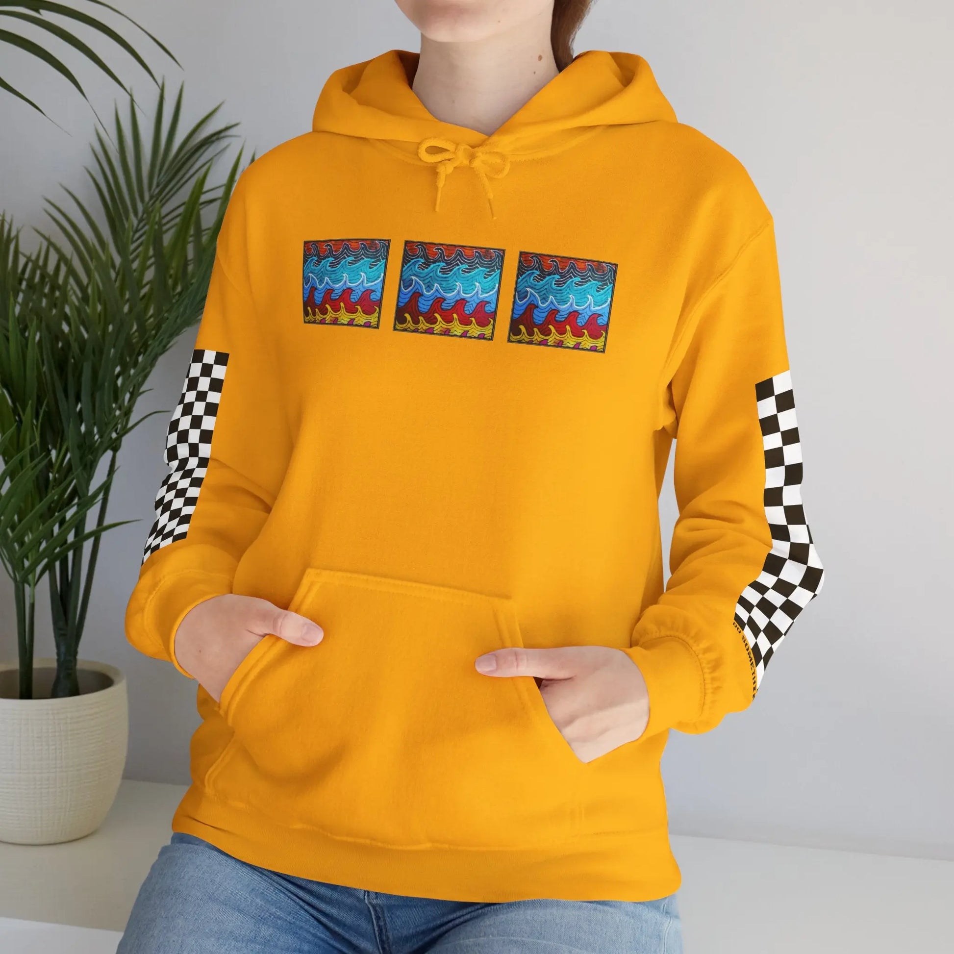 Waves Hoodie Printify