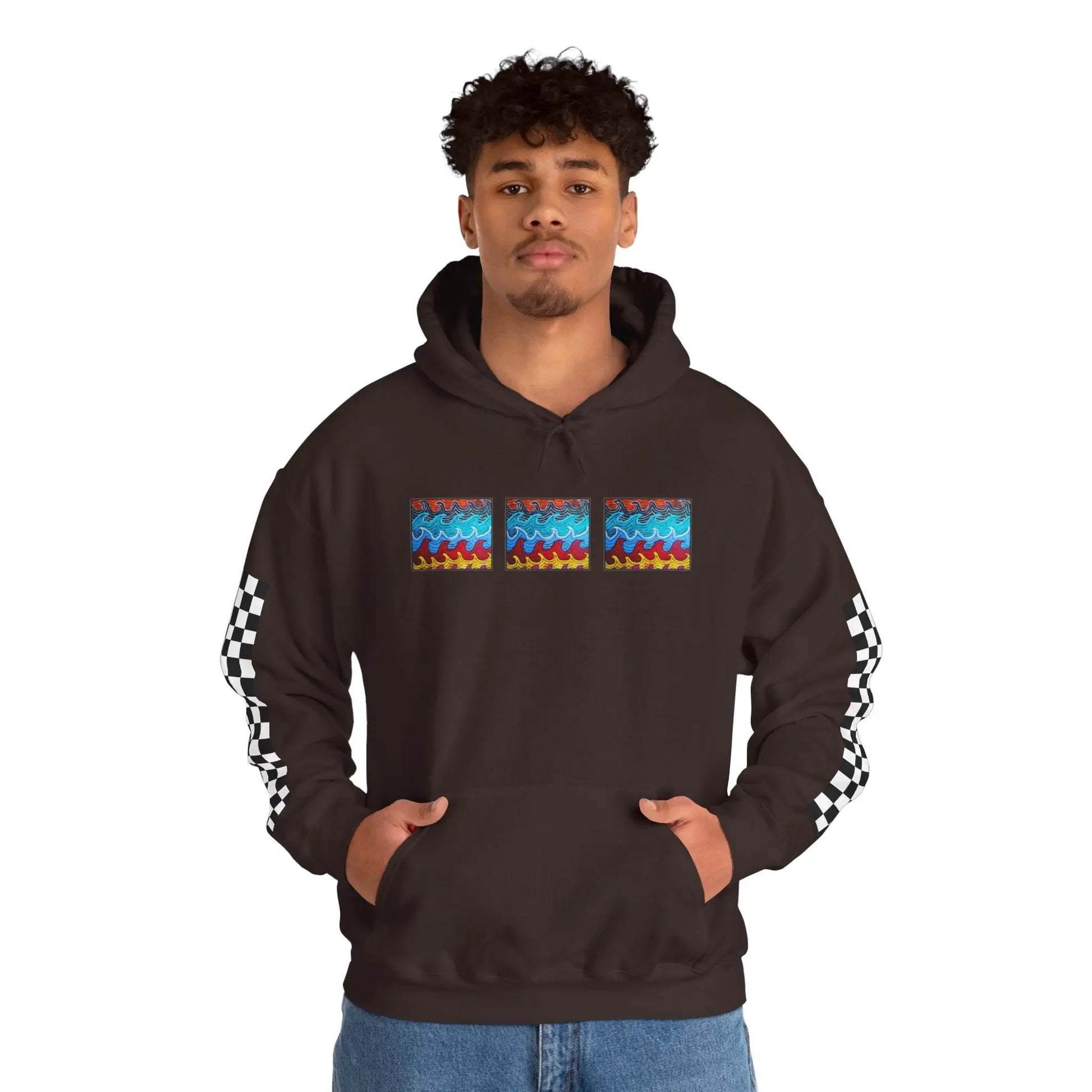 Waves Hoodie Printify