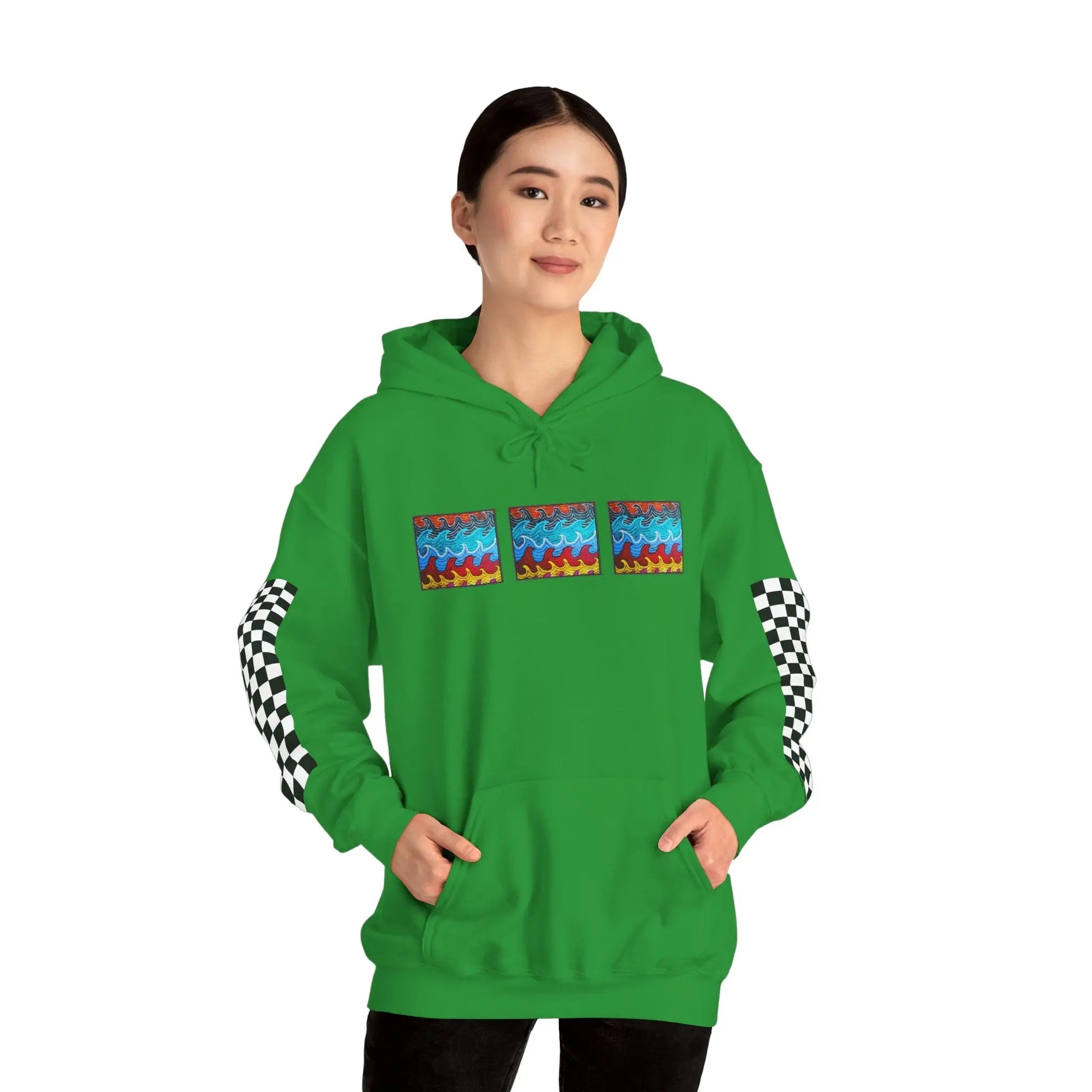Waves Hoodie Printify