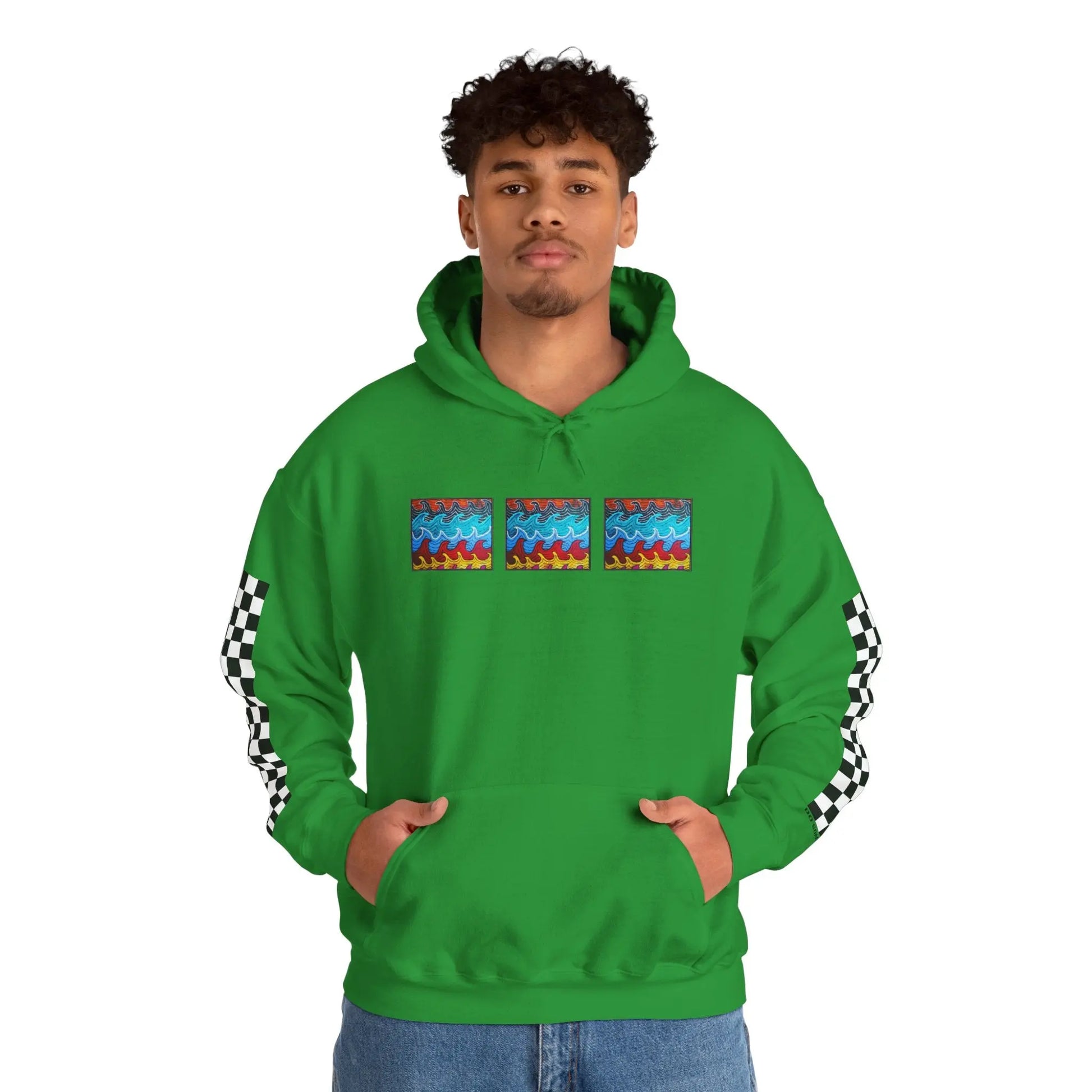 Waves Hoodie Printify