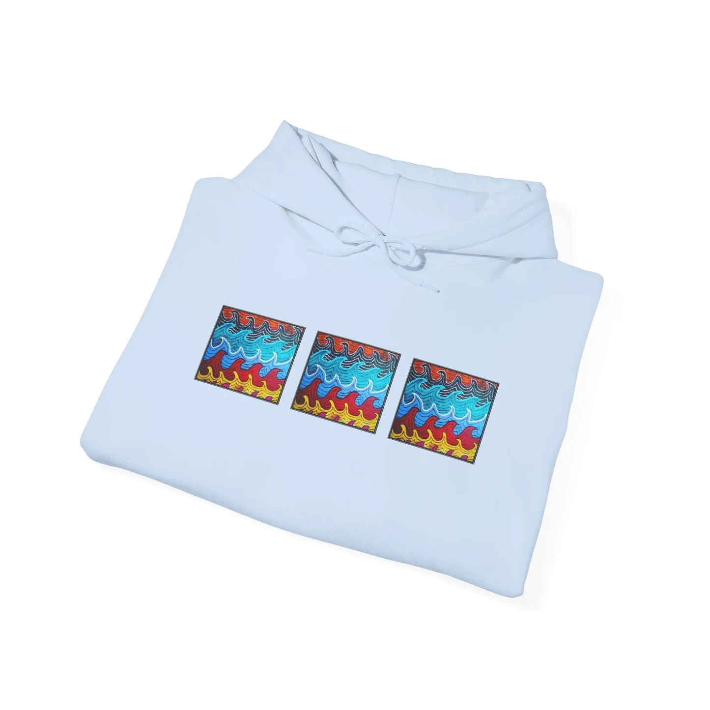 Waves Hoodie Printify