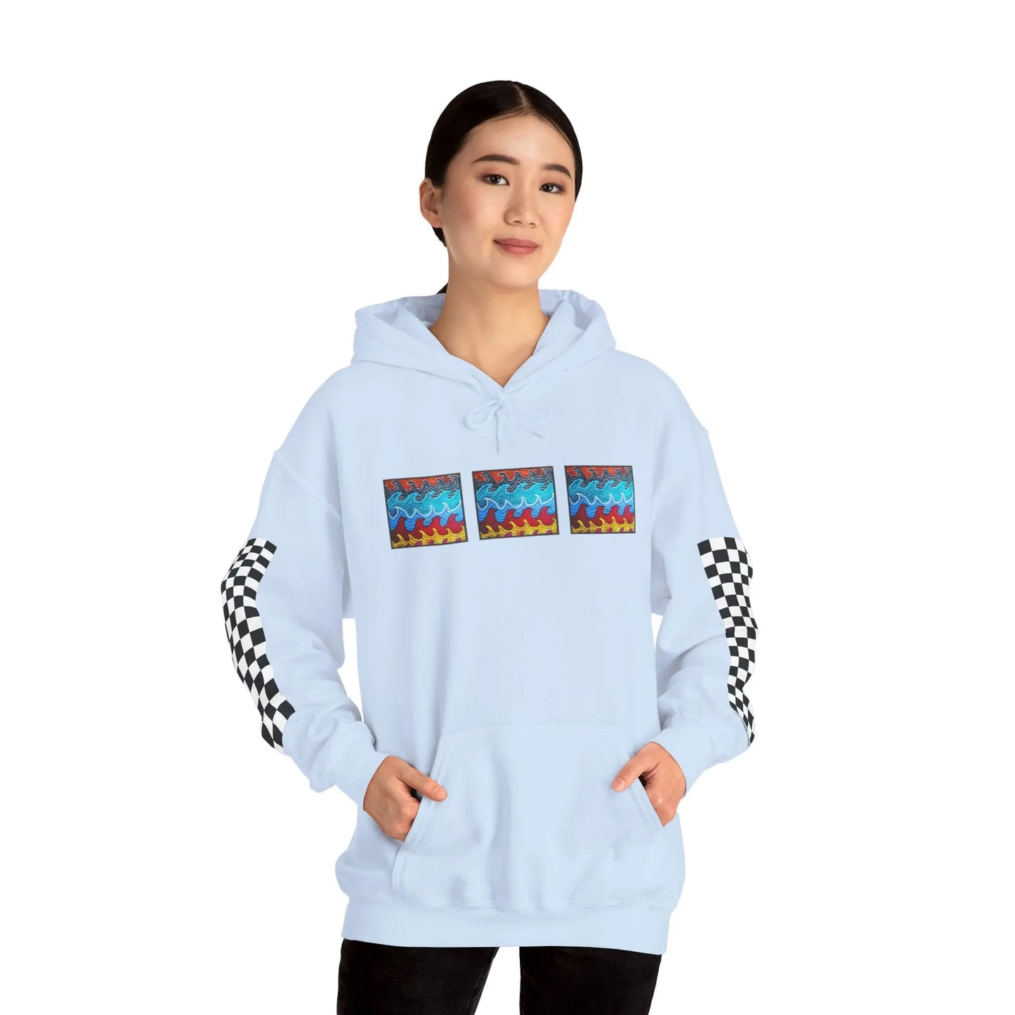 Waves Hoodie Printify