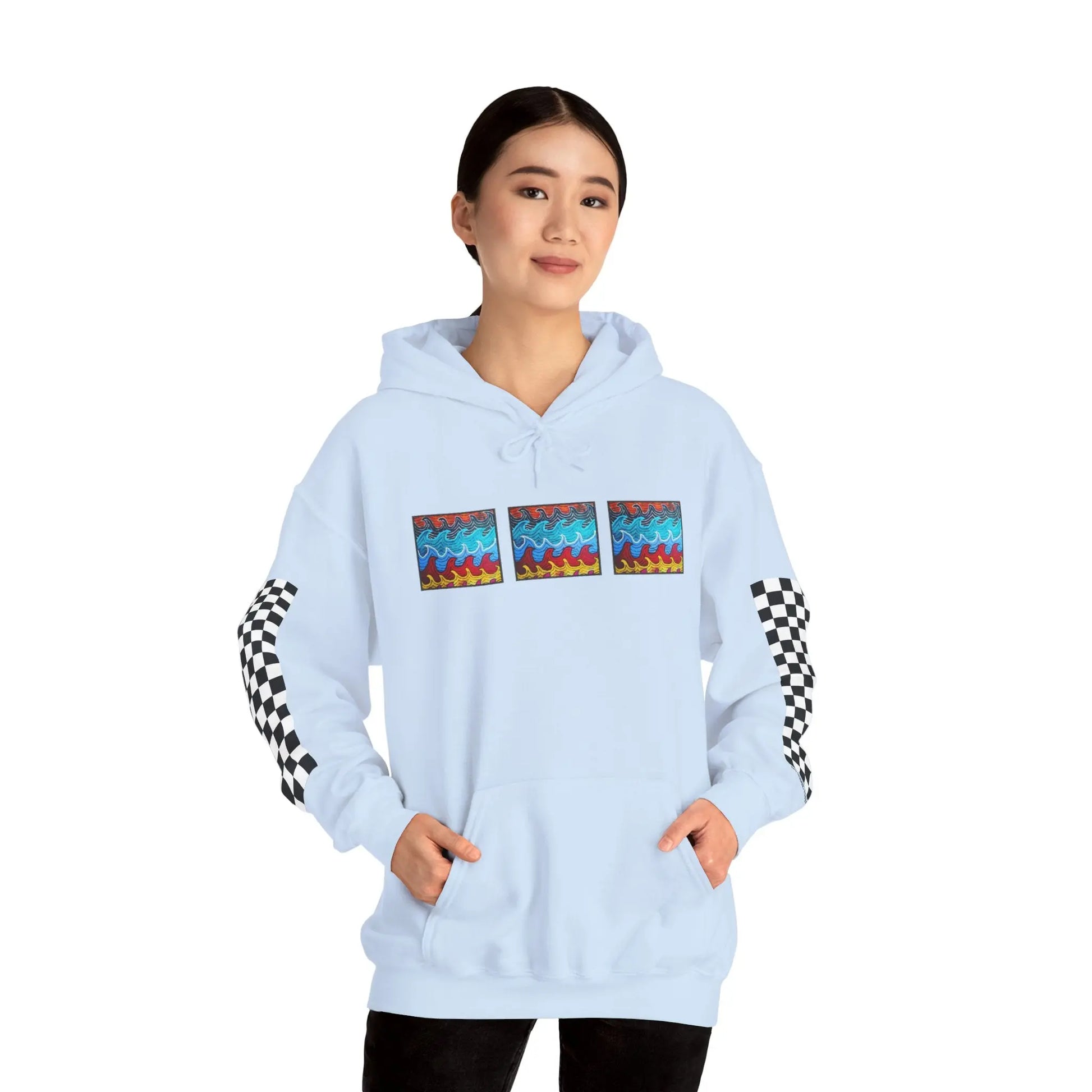 Waves Hoodie Printify