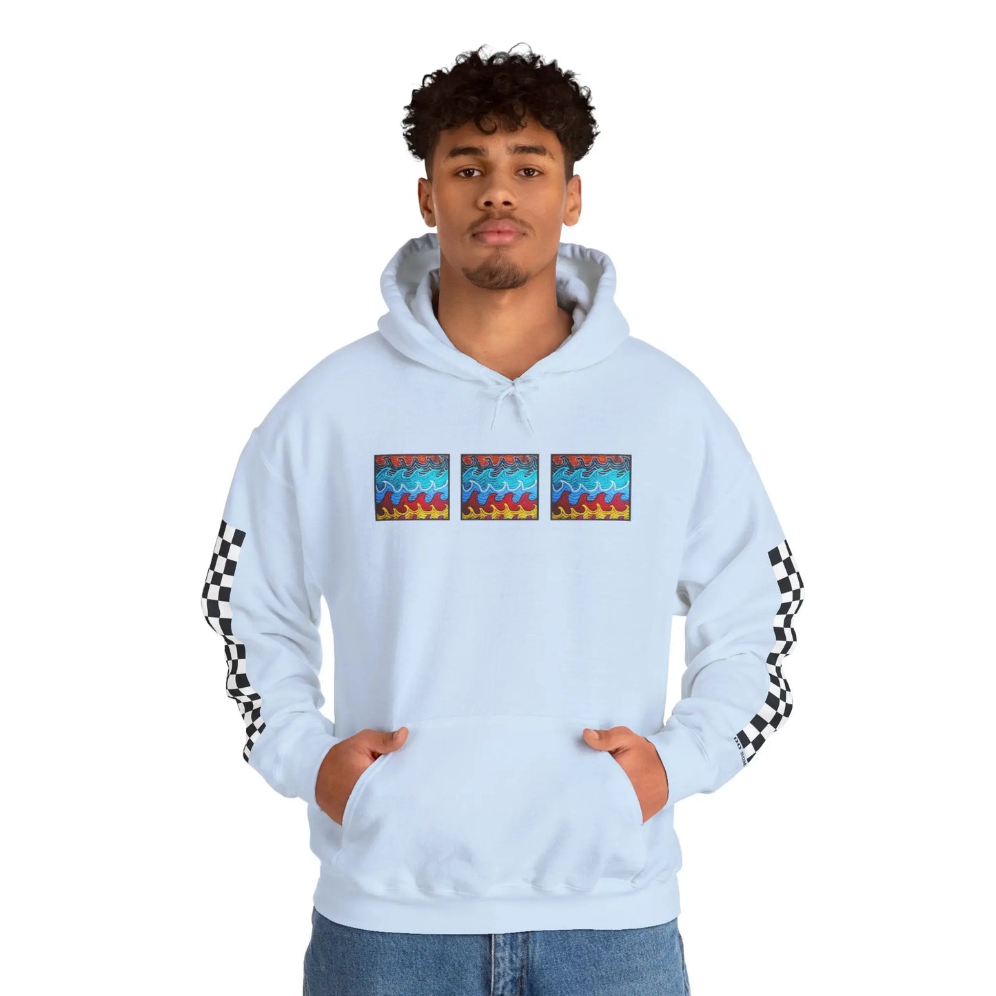 Waves Hoodie Printify