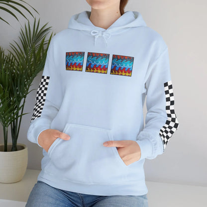 Waves Hoodie Printify
