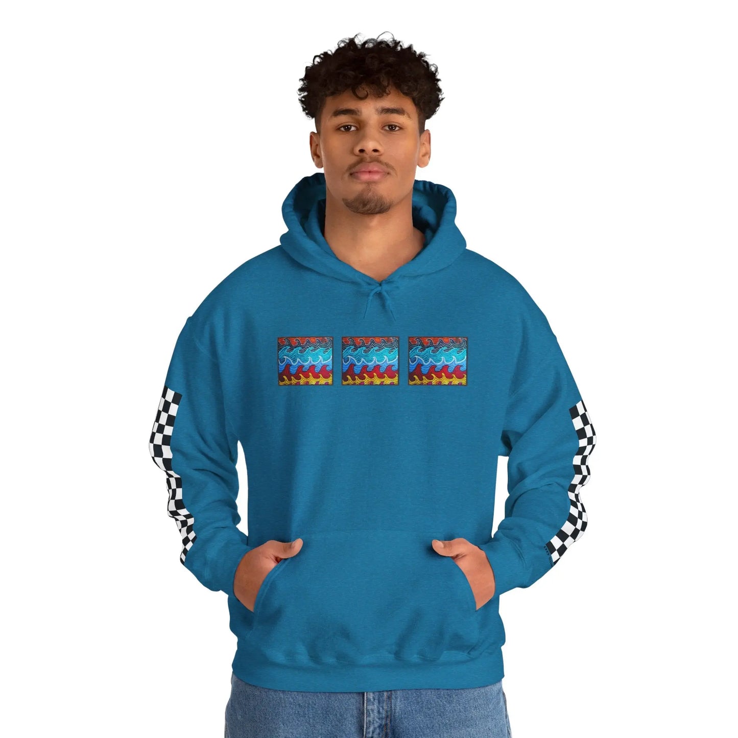 Waves Hoodie Printify