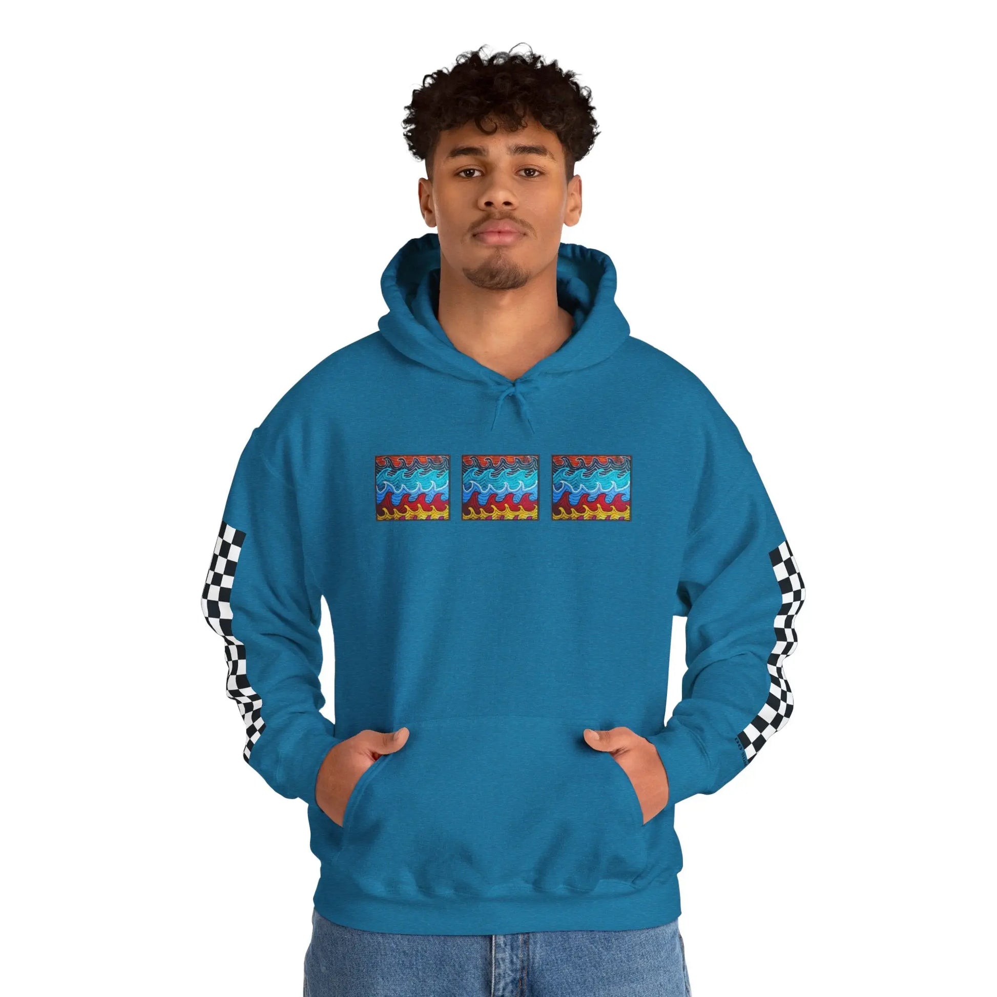 Waves Hoodie Printify