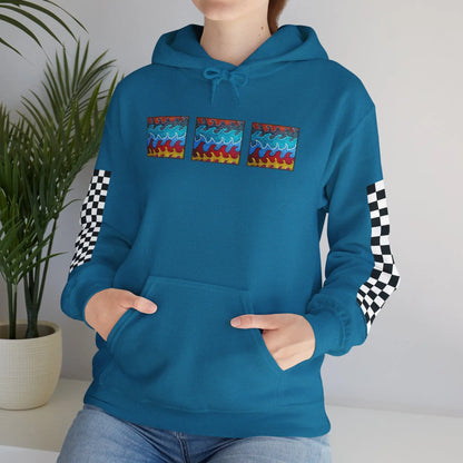 Waves Hoodie Printify