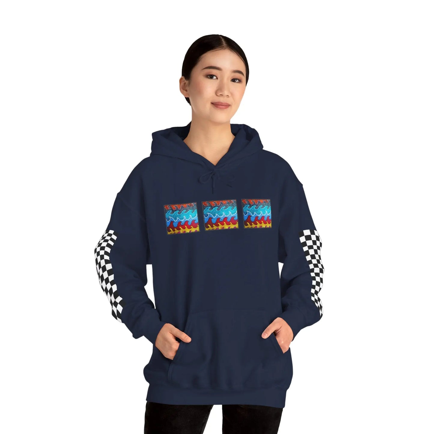 Waves Hoodie Printify