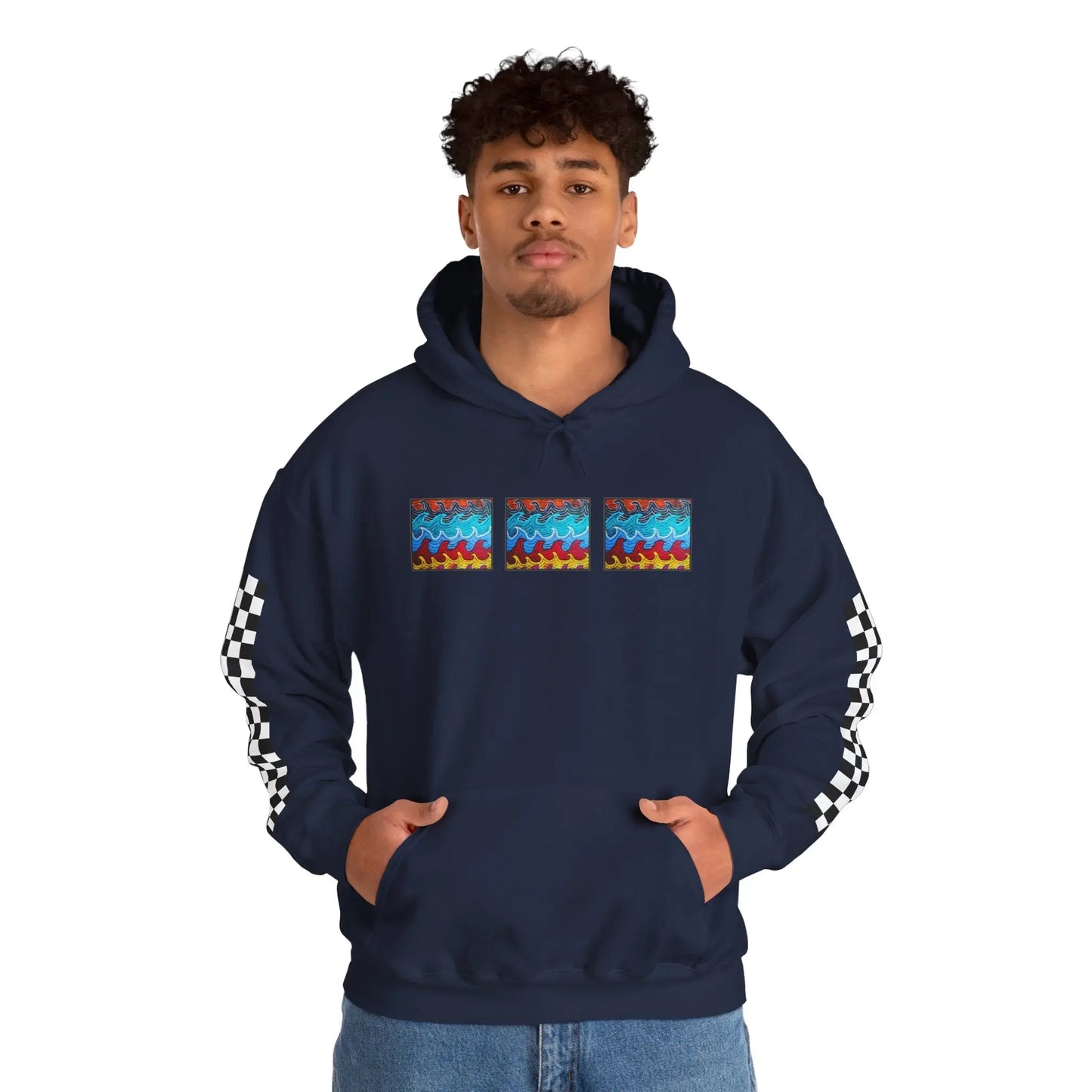 Waves Hoodie Printify