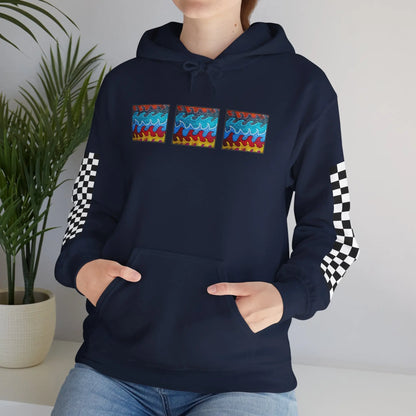 Waves Hoodie Printify
