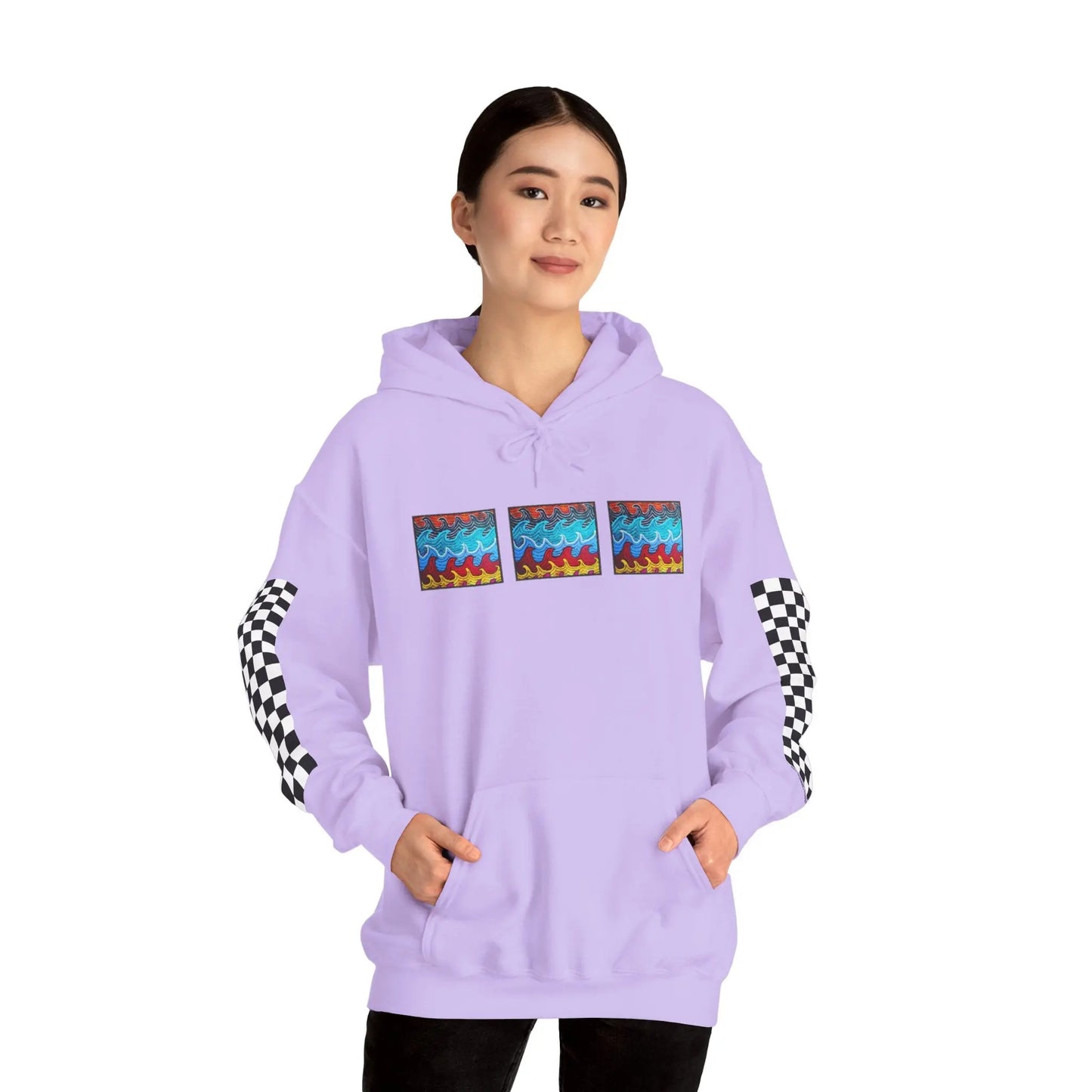 Waves Hoodie Printify