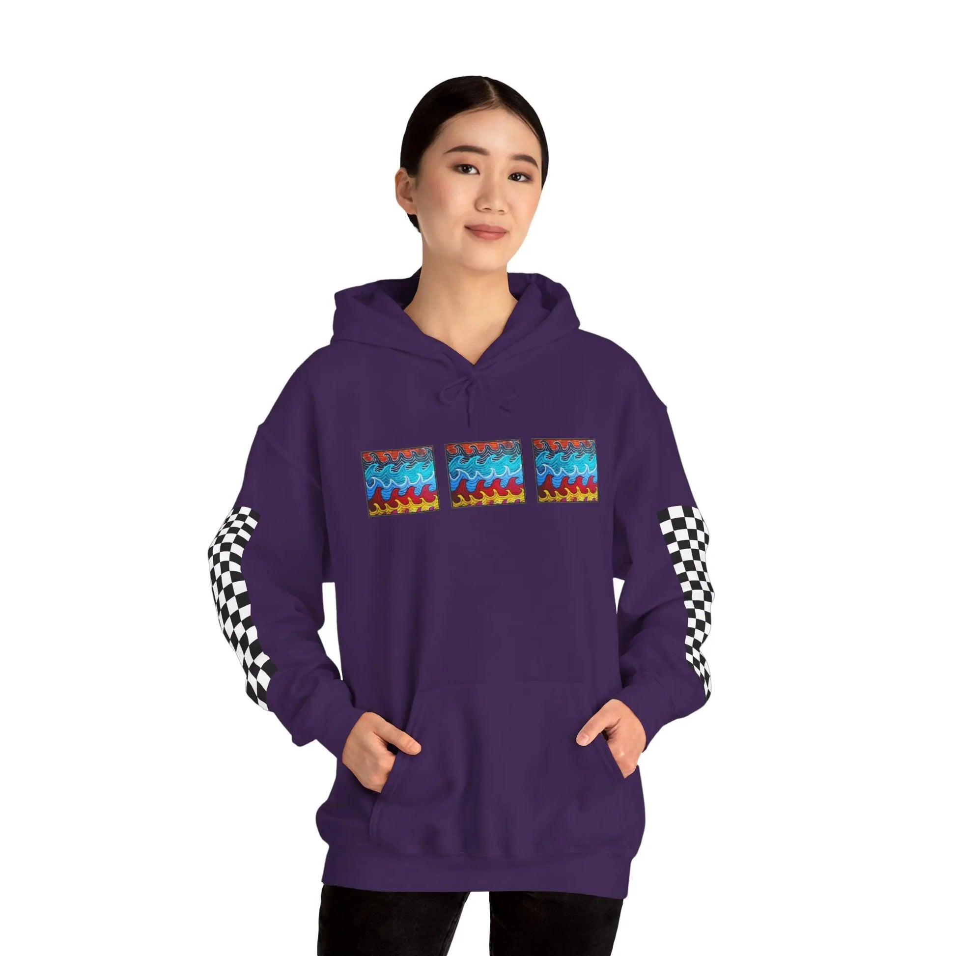 Waves Hoodie Printify