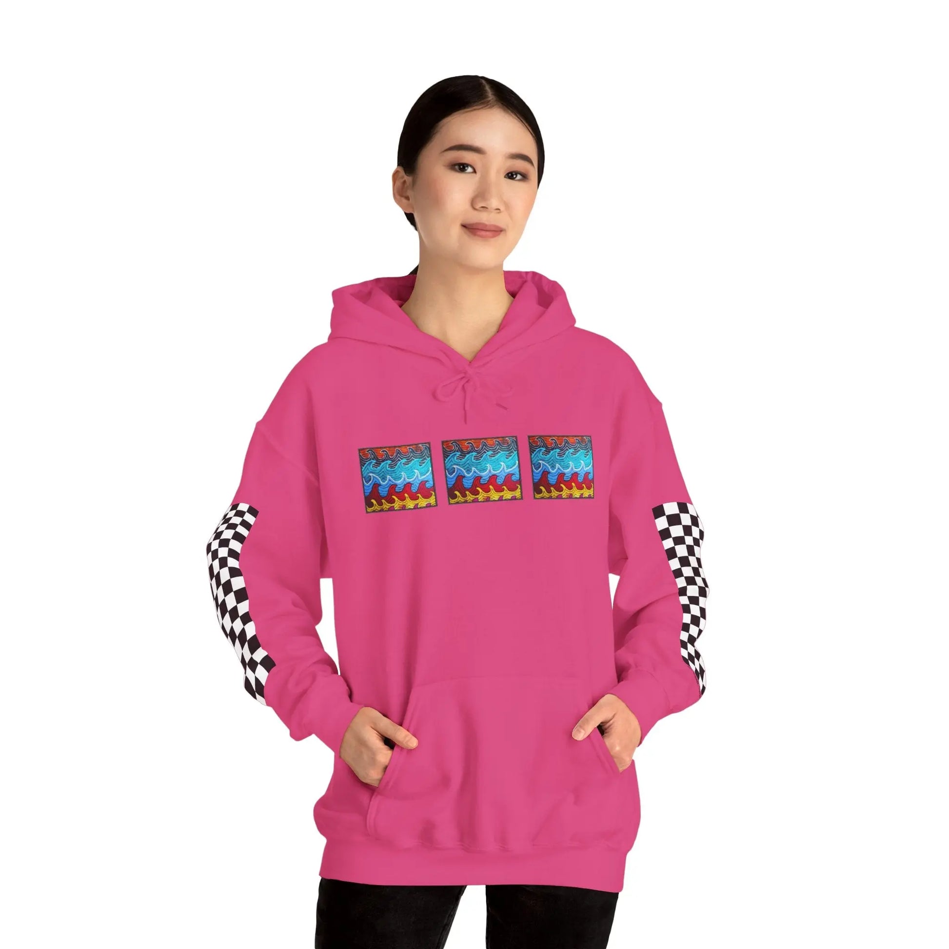 Waves Hoodie Printify