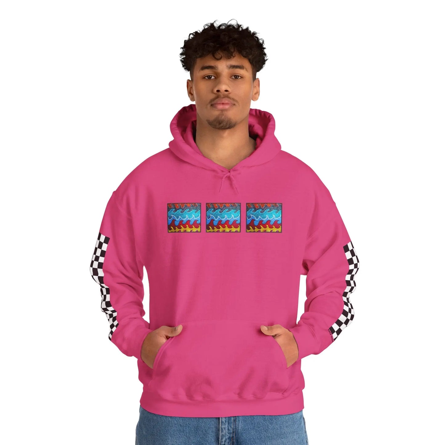 Waves Hoodie Printify