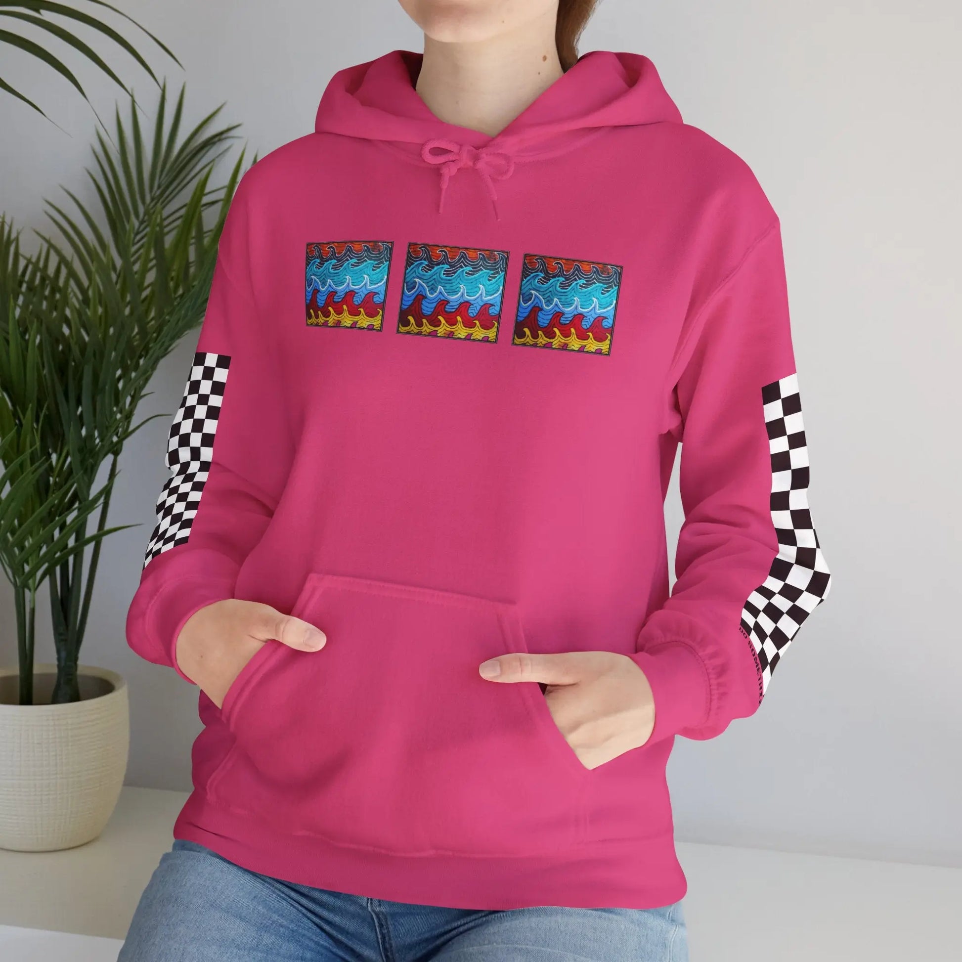Waves Hoodie Printify