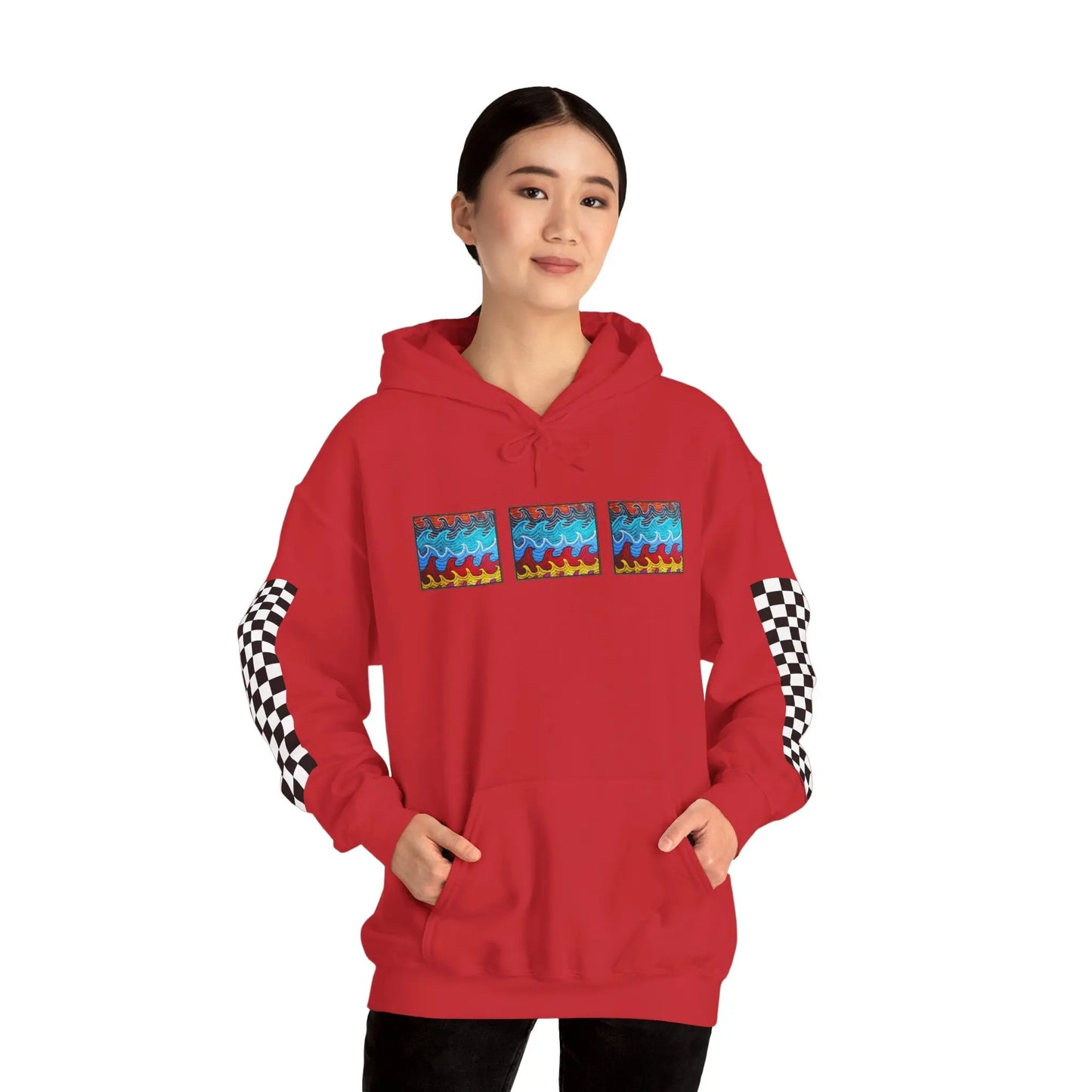 Waves Hoodie Printify