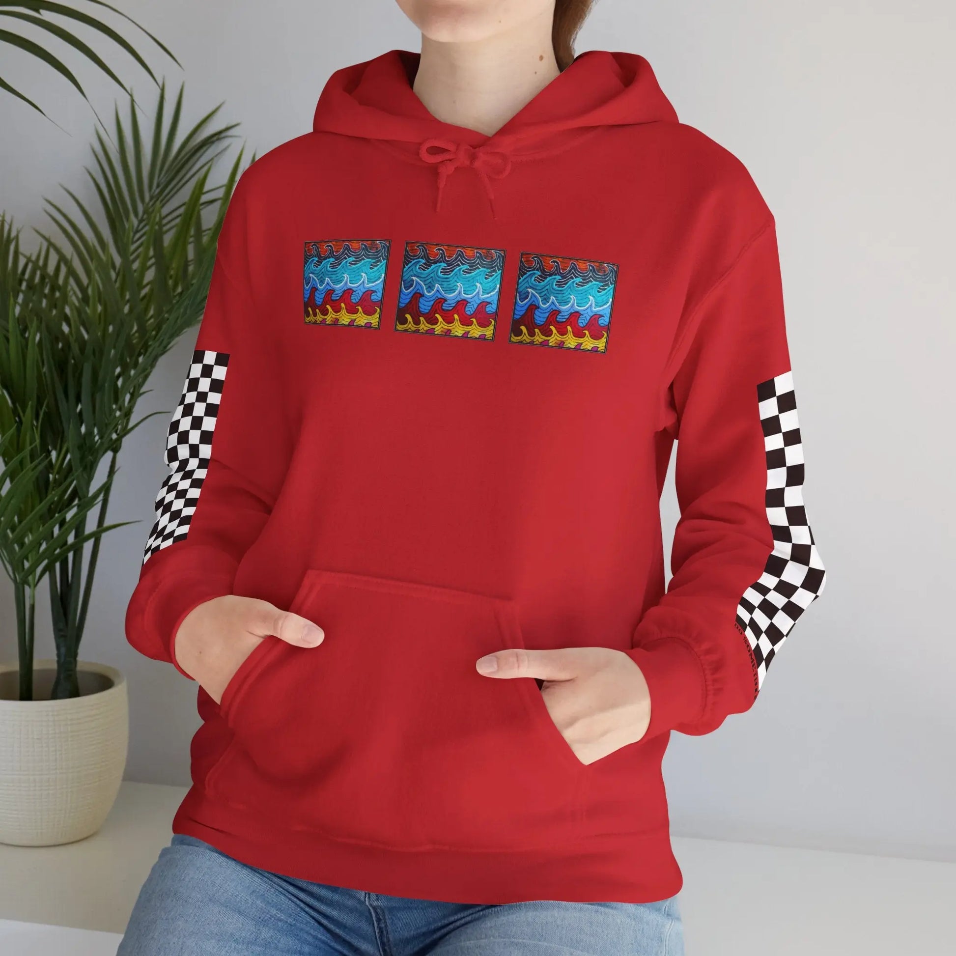 Waves Hoodie Printify