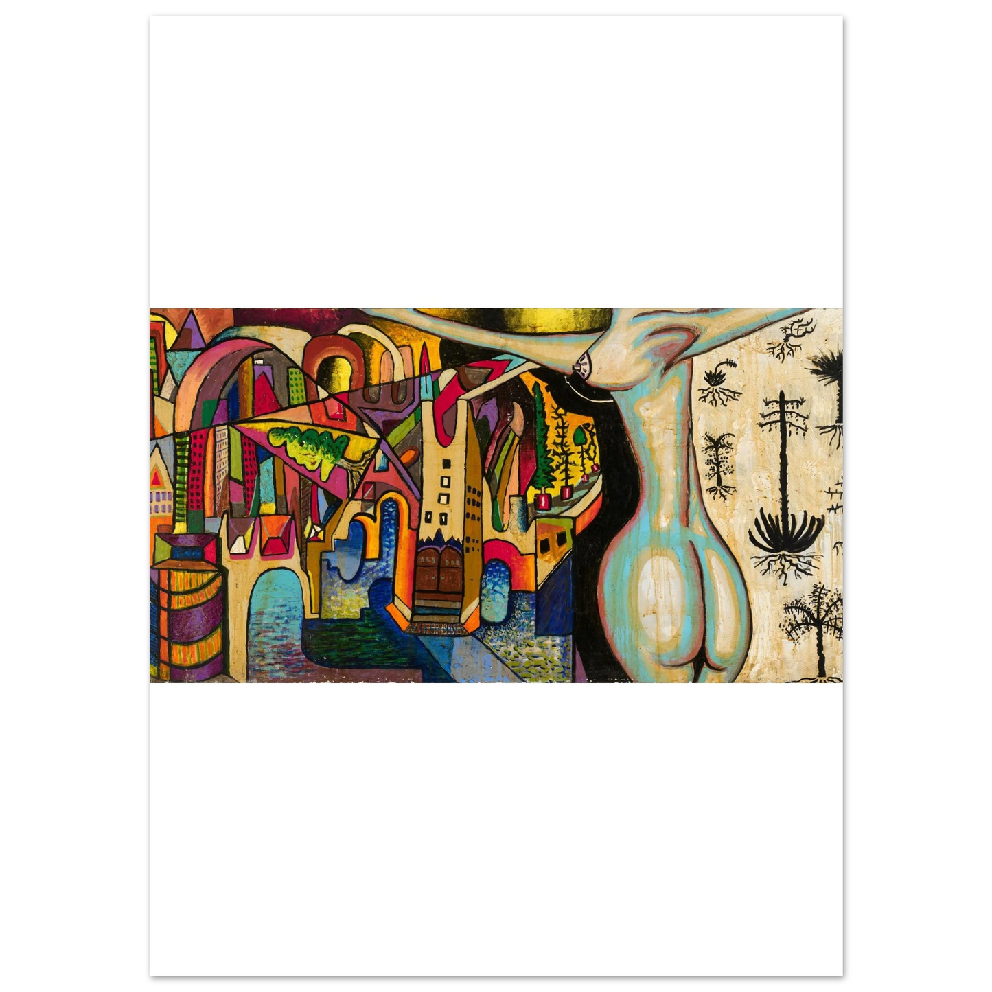 Shawn "Barney" Barron — Colorful Buildings art print, view 2