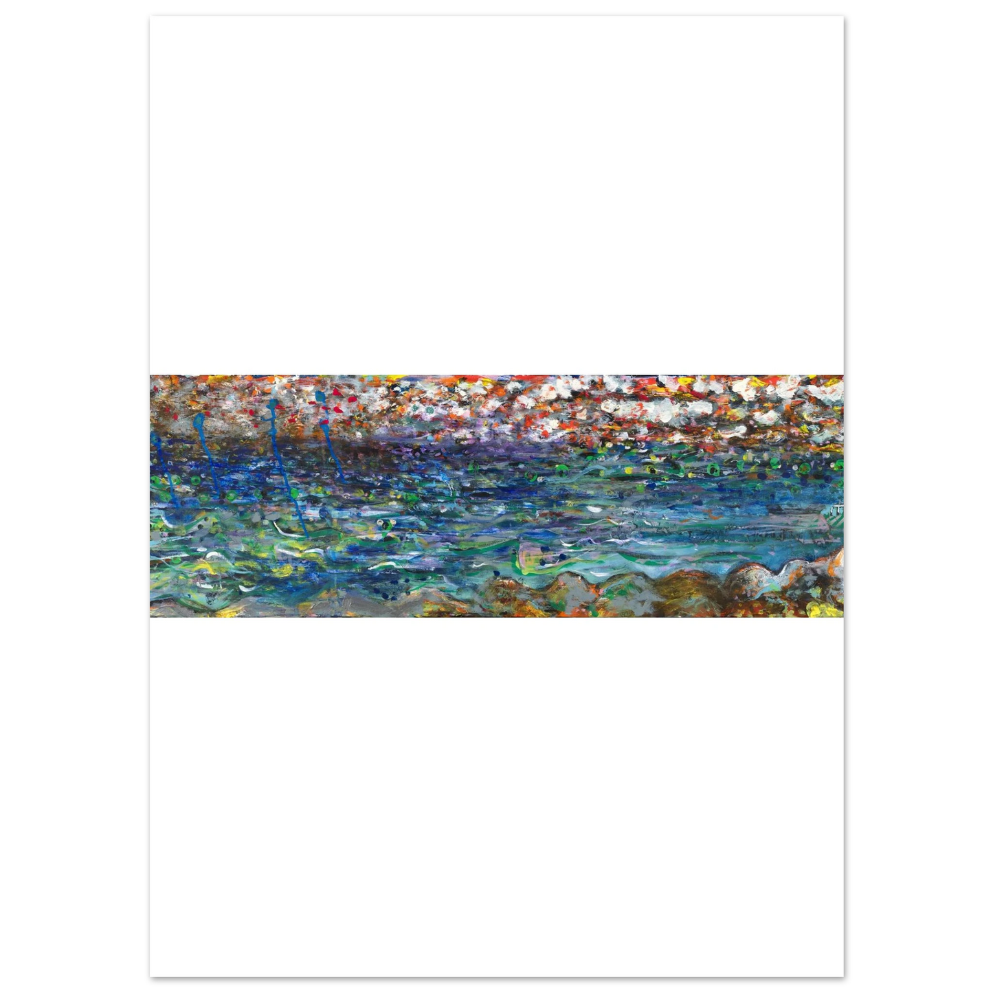 Shawn "Barney" Barron — Seacliff panoramic art print, view 2