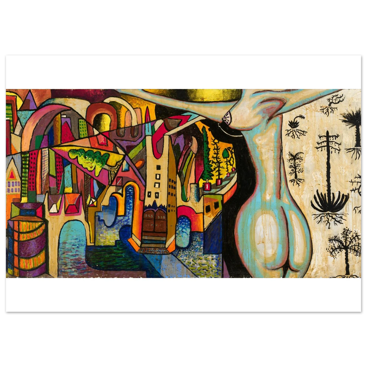 Shawn "Barney" Barron — Colorful Buildings art print, view 4