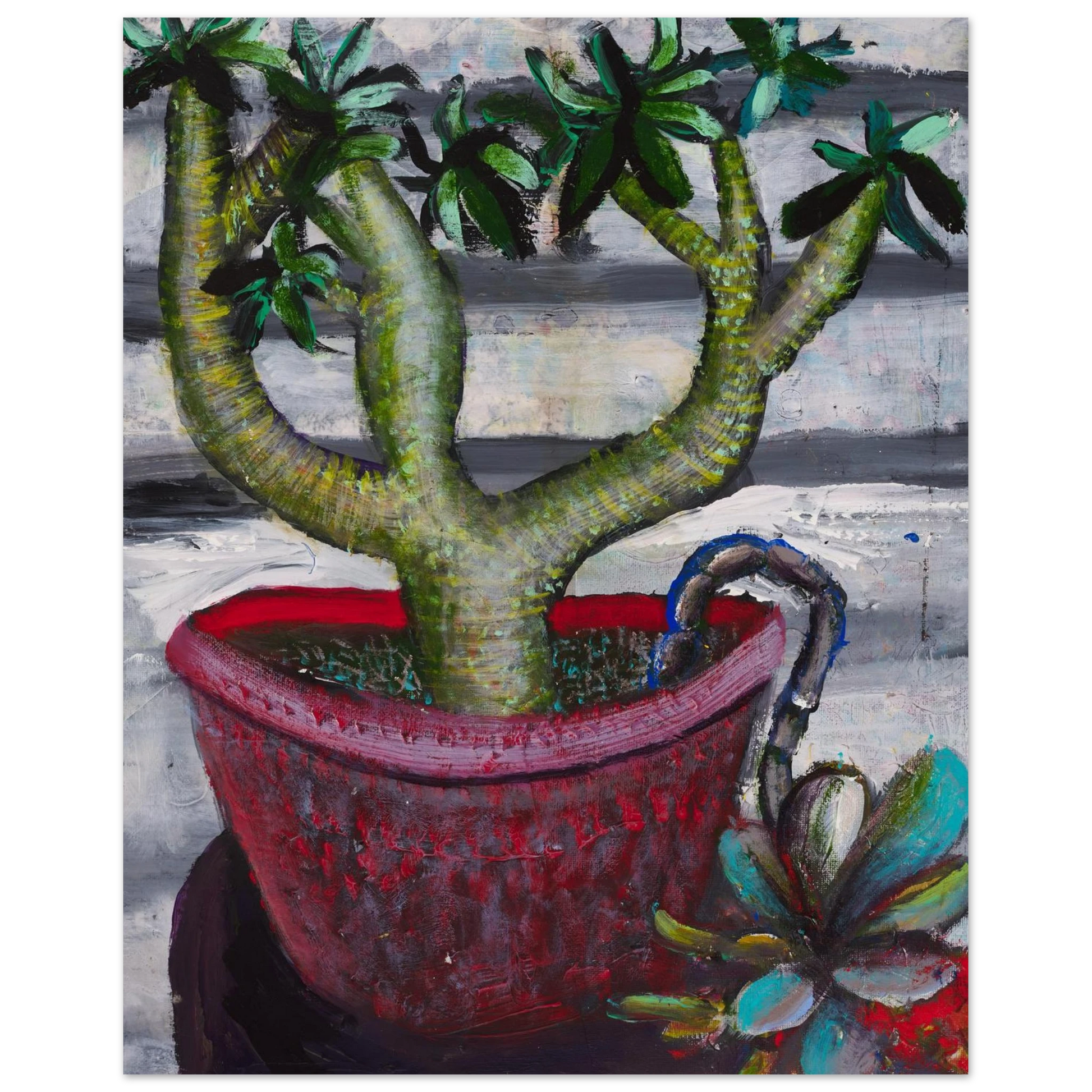 Shawn "Barney" Barron — Succulent art print, view 2