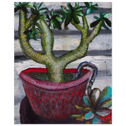 Shawn "Barney" Barron — Succulent art print, view 2